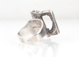Vintage zilveren ring Juhls, Noorwegen jaren ‘60/’70