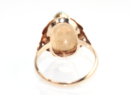 Vintage gouden ring met prachtige opalen