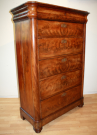 Antieke Hollandse chiffonière, ladenkast