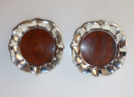 Set antieke zilveren flessenbakken 1858/1859