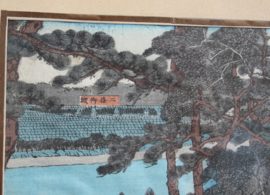 Japanse houtdruk ca. 1900