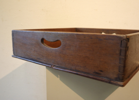 Antiek eiken dienblad