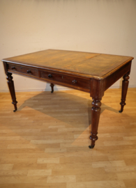 Antieke Engelse schrijftafel, partnerdesk