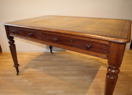 Antieke Engelse schrijftafel, partnerdesk
