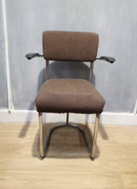 Vintage buisframe armstoel