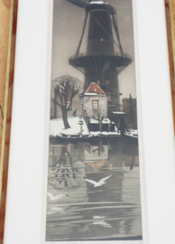 Ets Tjeerd Bottema (1884-1978) Molen "De stier"
