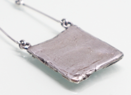Vintage modernistische zilveren ketting jaren ‘60