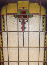 Art Deco glas-in-lood-raam