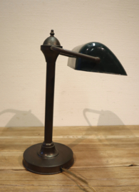 Antieke bureaulamp / Notarislamp