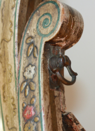 Antieke tafelspiegel met Chinoiserie decor