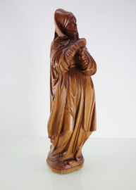 Antiek houten beeld Madonna van Neurenberg