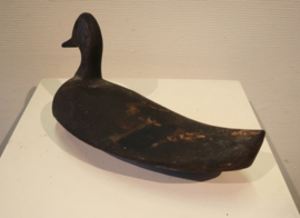 Oude houten lokeend