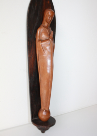 Houten Art Deco Madonna