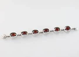 Zilveren armband barnsteen Niels Erik From ca. 1970