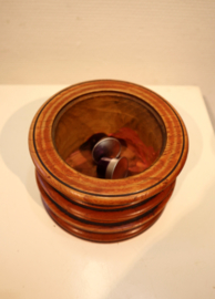 Antieke Hollands houten tabakspot