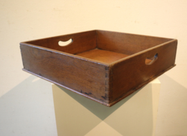 Antiek eiken dienblad