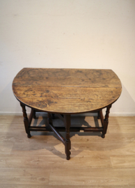 Antieke Engelse gateleg tafel ca 1700