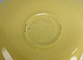 Art Deco kop en schotels, Leendert Muller