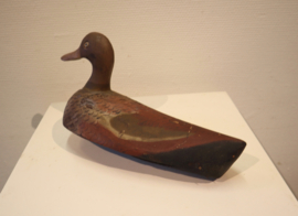 Antieke houten lokeend