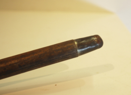 Antieke wandelstok met handvat geitenkop