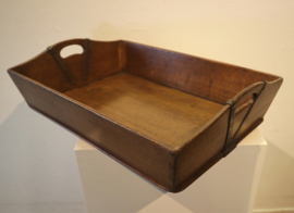 Antiek eiken Engels dienblad
