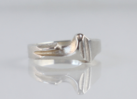 Zilveren Pluto ring, Björn Weckström, Lapponia, Finland jaren ’70 / ‘80