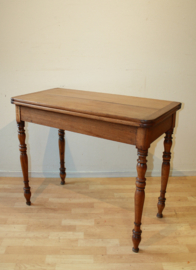 Antieke speeltafel / bridgetafel 19e eeuw