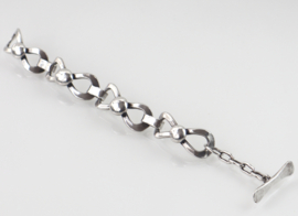 Zilveren vintage armband, Frankrijk