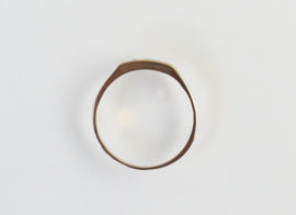 Gouden ring met robijnen, rijring