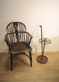 Antieke wandelstok met handvat paard