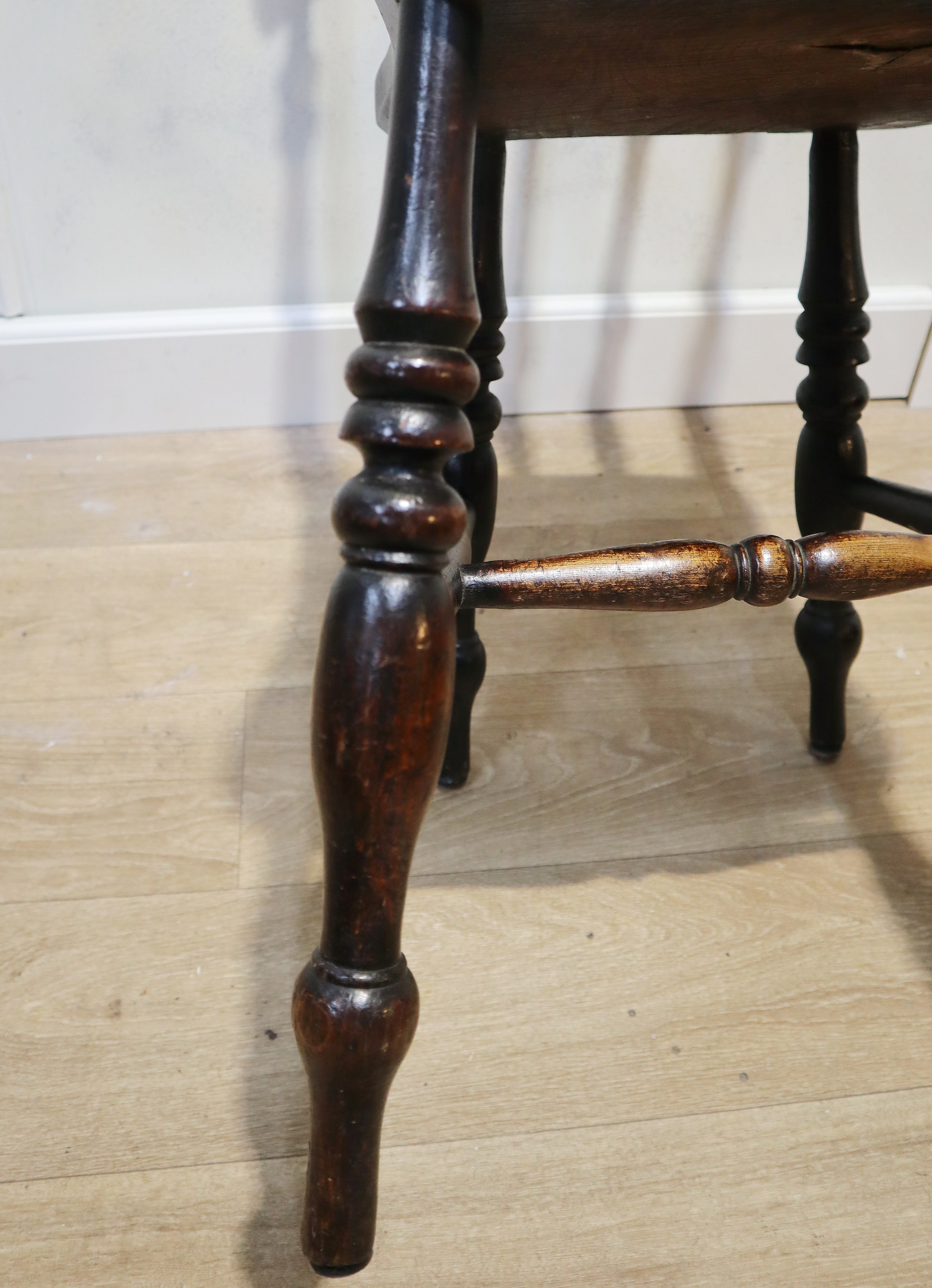 Set van 4 antieke Windsorstoelen