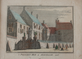 Antieke gravure Alkmaar 1726