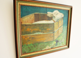 Schilderij geitje, Tijmen Moll (1890-1975)
