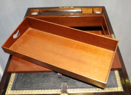 Antieke Engelse schrijfkist met geheime vakjes