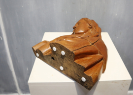 Houten sculptuur Maria