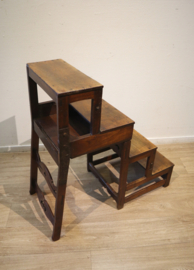 Antieke bibliotheektoel, biblioteektrapje