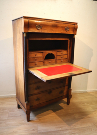 Antieke Hollandse secretaire à abbatant