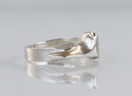 Zilveren Pluto ring, Björn Weckström, Lapponia, Finland jaren ’70 / ‘80