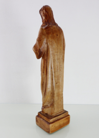 Antiek houten Christus beeldje