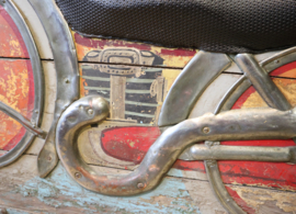 Vintage houten kermis motor
