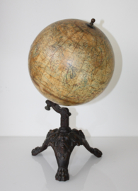 Antieke globe Lebegue Parijs 19e eeuw