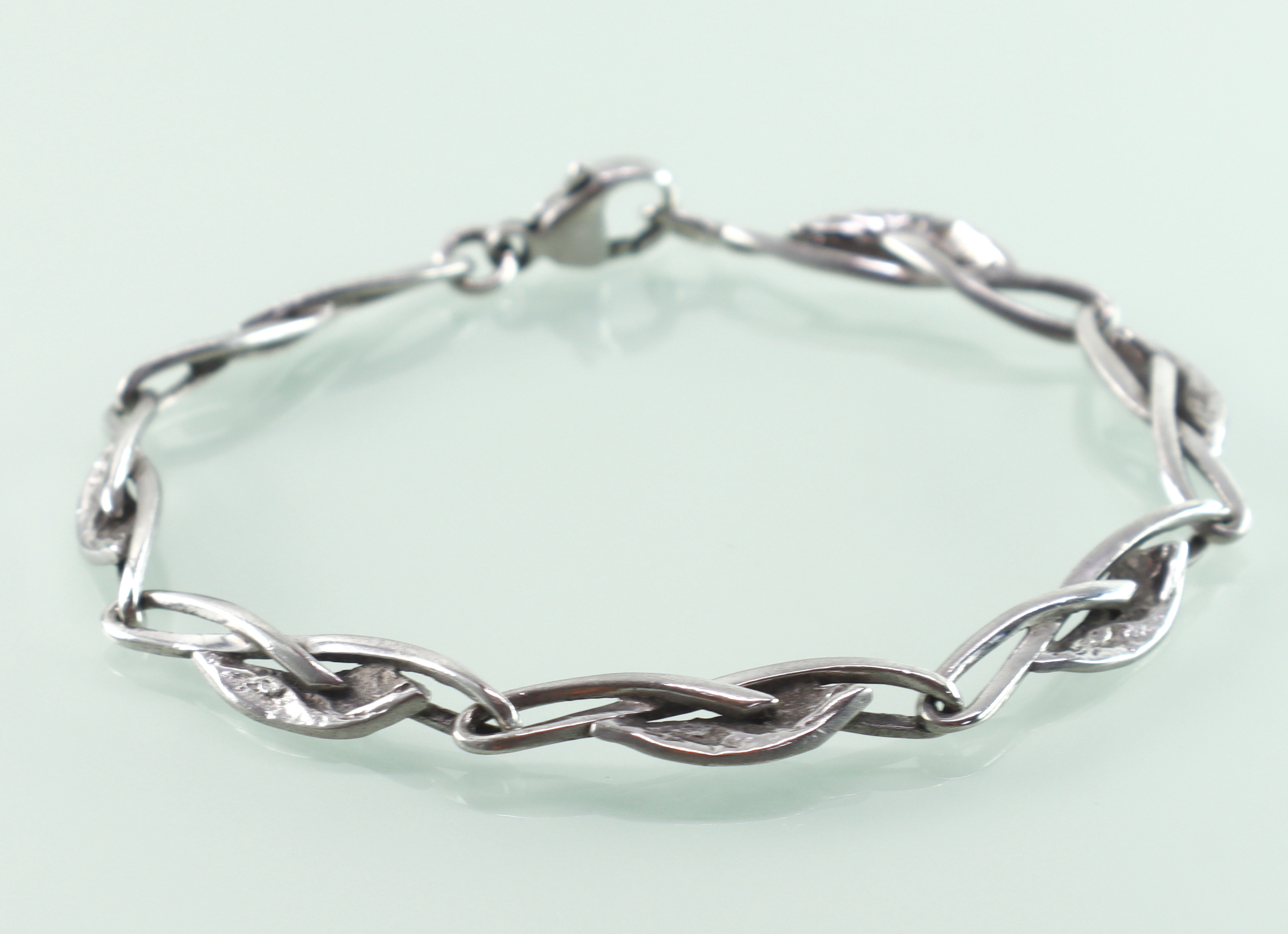 Handgemaakte zilveren armband Sueno