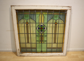 Art Deco glas-in-lood-raam