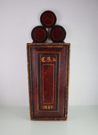 Houten schooltas 1889