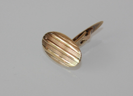 Vintage 14 karaat gouden ovale manchetknopen