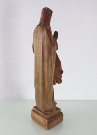 Antiek houten Christus beeldje