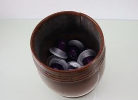 Antieke houten tabakspot