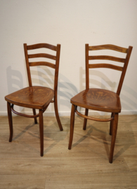 Set Jugendstil stoelen