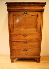 Antieke Hollandse secretaire à abbatant