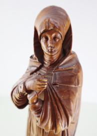 Antiek houten beeld Madonna van Neurenberg